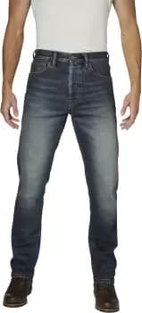Image of Rokker Rokkertech Straight Motorcycle Jeans, blue, Size 40, blue, Size 40
