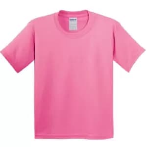 Image of Gildan Youth Unisex Heavy Cotton T-Shirt (XS) (Azalea)