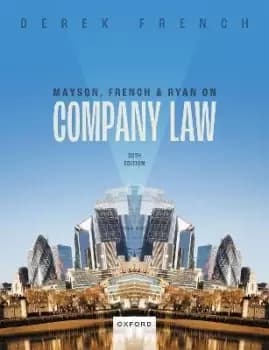 Image of Mayson, French, and Ryan on Company Law by Derek French