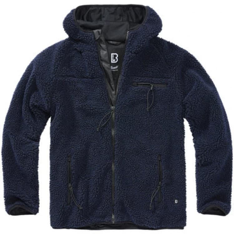 Image of Brandit Teddyfleece Worker Jacket Navy Size Small