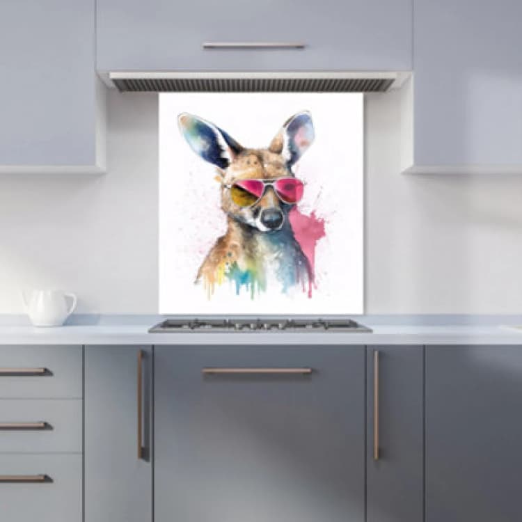 Image of Warren Reed - Designer Funky Easter Chick With Glasses Tea Towel Multicolor Unisex