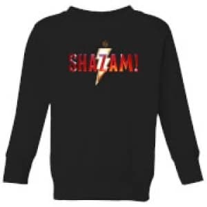 Image of Shazam Logo Kids Sweatshirt - Black - 11-12 Years