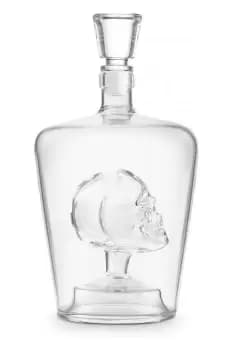 Image of Final Touch Phantom Skull Glass Decanter 1 Litre Clear