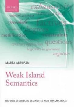 Image of Weak Island Semantics Paperback