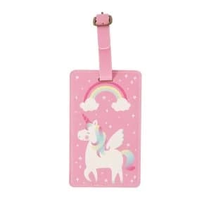 Image of Sass & Belle Rainbow Unicorn Luggage Tag