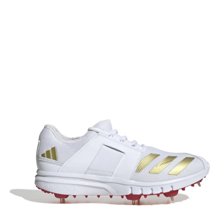 Image of adidas Mens Howzat Cricket Spike White/Red male 7 (40.7)