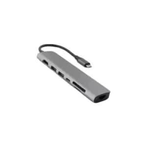 Image of Epico 9915112100040 interface hub USB 3.2 Gen 1 (3.1 Gen 1) Type-C 5000 Mbps Grey