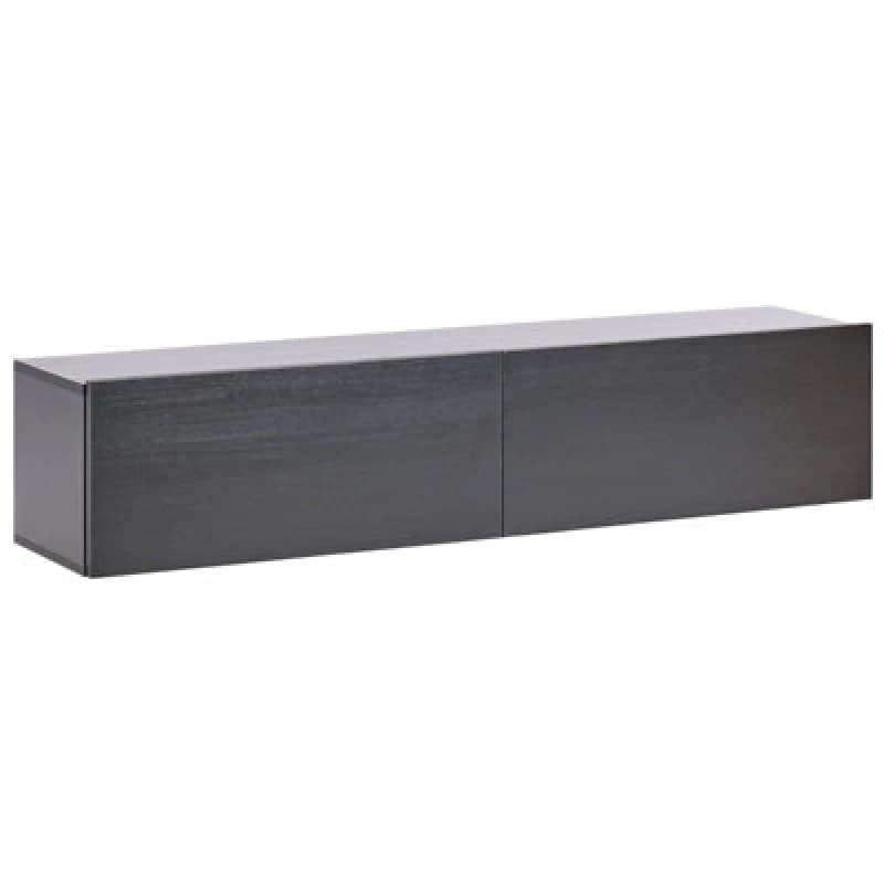 Image of Beliani Wall Mounted TV Stand Gladstone Black