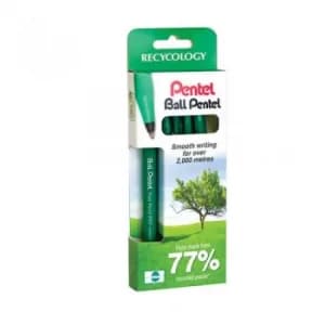 Image of Pentel Ball Rollerball 2 x Blue 2 x Black PK4