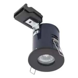 Image of Electralite Yate Fire Rated Downlight IP65 Matt Black