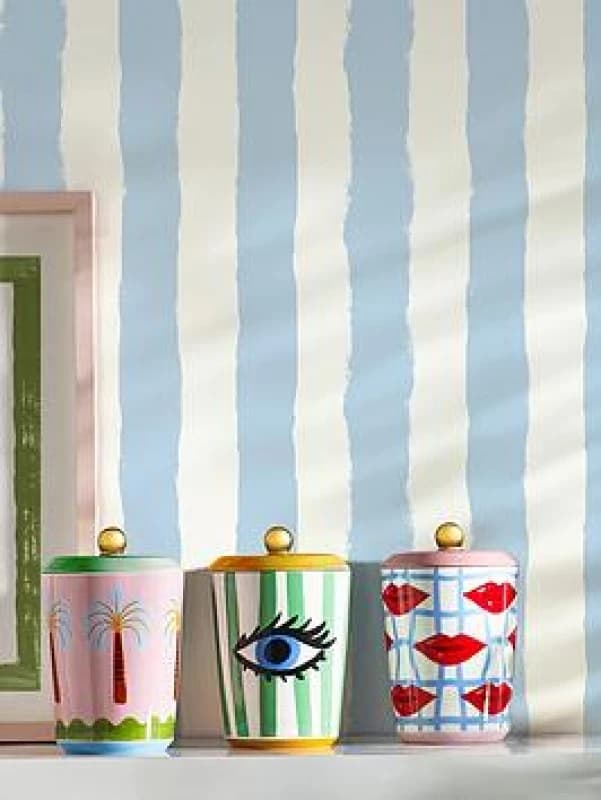 Image of ELEANOR BOWMER Electric Coast Eye Storage Jar Multi-Coloured ONE SIZE