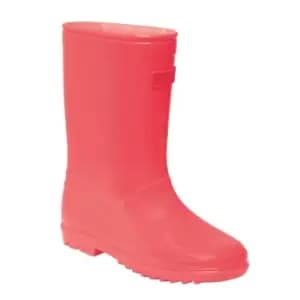 Image of Regatta Boys Wenlock Junior PVC Waterproof Wellingtons UK Size 11 (EU 30)