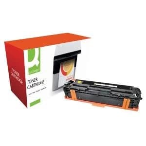 Image of Q-Connect HP 128A Yellow Laser Toner Ink Cartridge