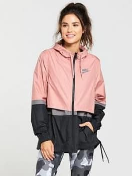 Image of Nike Sportswear Woven Jacket Pink Size XXL Women