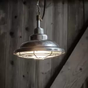 Image of Garden Trading St Ives Outdoor Mariner Outdoor Pendant Light - Galvanised Steel