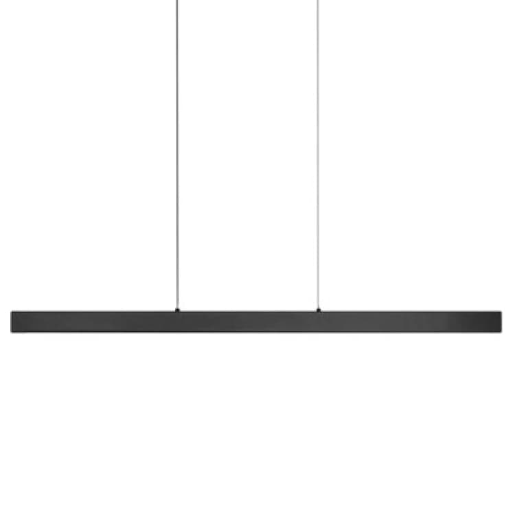 Image of Beliani LED Pendant Lamp Arenas With Remote Black
