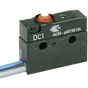 Image of Cherry Switches Microswitch DC1C C3AA 250 V AC 6 A 1 x OnOn IP67 momentary