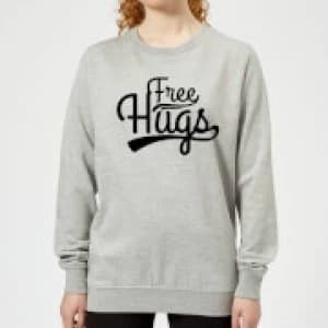 Image of Free Hugs Womens Sweatshirt - Grey - 3XL