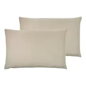 Image of Furn. Contra Twin Pack Polyester Filled Cushions Natural