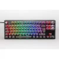 Image of Ducky One 3 Aura TKL 80% Mechanical Gaming Keyboard Black Cherry Silent Red Switch UK Layout