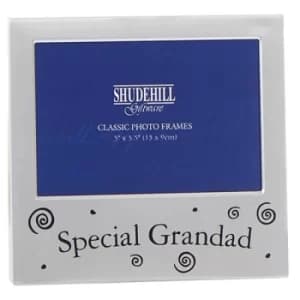 Image of Satin Silver Occasion Frame Special Grandad 5x3