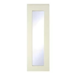 Image of Cooke Lewis Appleby High Gloss Cream Tall glazed door W300mm