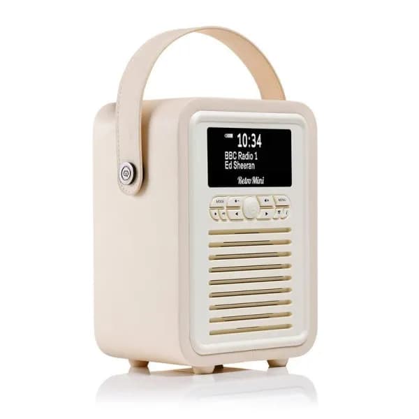 Image of VQ Cream Retro Mini DAB Radio