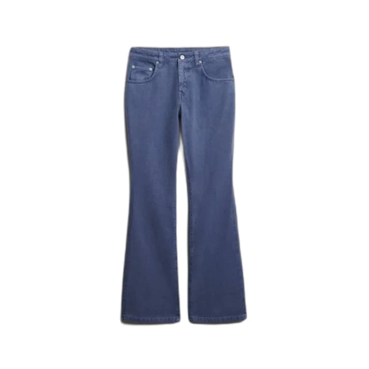 Image of Superdry Womens baggy Trousers Superdry Bleu Female 26x30