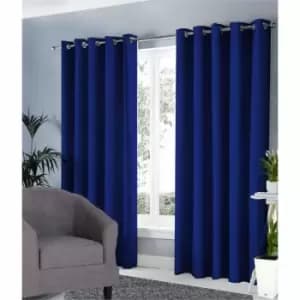 Image of Ground Level Groundlevel Blackout Curtains Blue 90X90