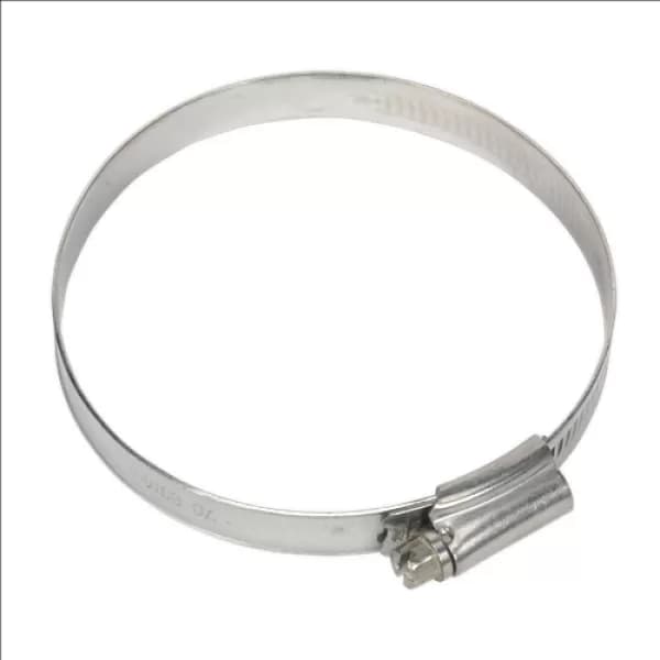 Image of Genuine SEALEY SHCSS3X Hose Clip Stainless Steel Ø70-89mm Pack of 5
