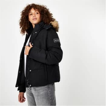 Image of Jack Wills Eco Riley Puffer Jacket - Black