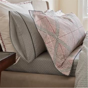 Image of Bedeck of Belfast Senko Fitted Sheet - Charcoal