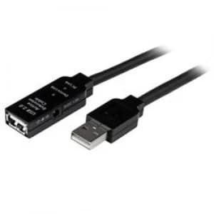 Image of StarTech.com 25m USB 2.0 Active Extension Cable - M/F
