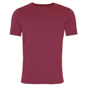 Image of AWDis Mens Washed T Shirt (Large) (Washed Jet Black)