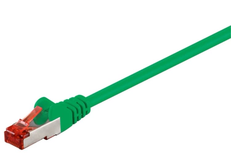 Image of Microconnect SSTP60015G networking cable Green 0.15 m Cat6 S/FTP (S-ST
