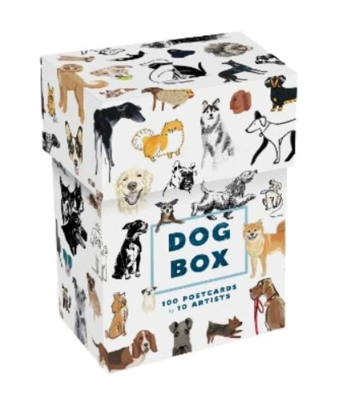 Image of Dog Box : 100 Postcards by 10 Artists Postcard book or pack