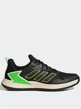 Image of adidas Defiant Speed Tennis Shoes, Black, Size 6, Men