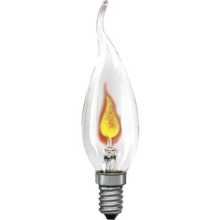 Image of Paulmann Paulmann Light bulb 130 mm 230 V E14 3 W Clear Candle shape dimmable Content 53003