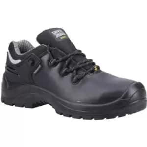 Image of Safety Jogger Mens Leather Safety Shoes (10 UK) (Black)
