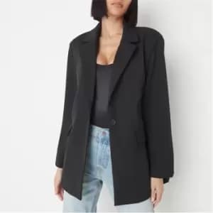 Image of Missguided Oversized Tailored Blazer - Black