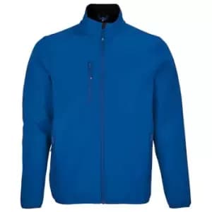 Image of SOLS Mens Falcon Recycled Soft Shell Jacket (L) (Royal Blue)