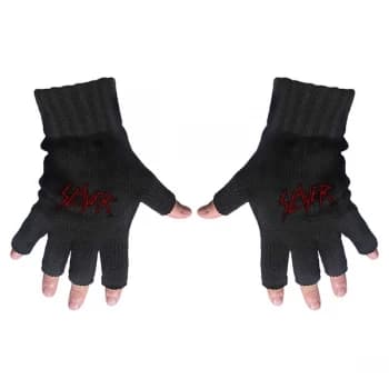 Image of Slayer - Scratched Logo Fingerless Gloves