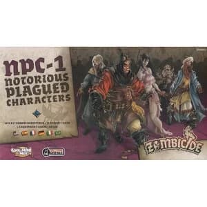 Image of Zombicide Black Plague NPC 1 Notorious Plagued Characters