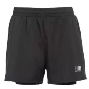 Image of Karrimor 2 in 1 Running Shorts Womens - Beige