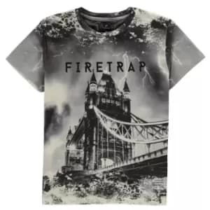 Image of Firetrap Sub T Shirt Junior Boys - Grey