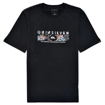 Image of Quiksilver DISTANT SHORES boys's Childrens T shirt in Black - Sizes 8 years,10 years,12 years,14 years