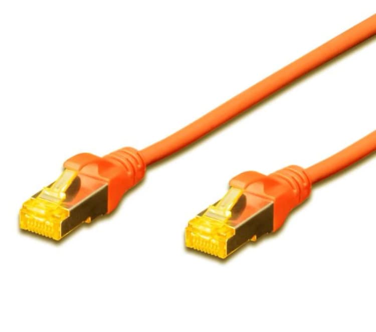 Image of FDL 7M CAT.6a 10GB S-FTP LSZH PATCH CABLE - Orange
