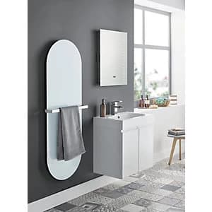 Image of Wickes Talana White Gloss Floor Standing J-Pull Vanity Unit - 600mm