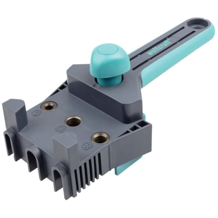 Image of Wolfcraft wolfcraft Dowelmaster-Dowel Gauge for Wood Joints with Ø 6, 8, 10 mm Dowel Pins 4640000