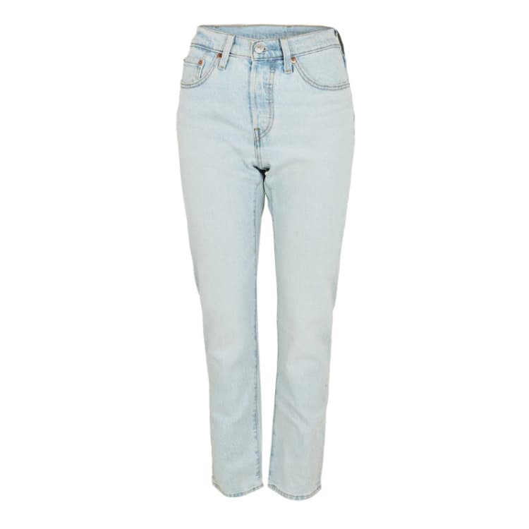 Image of Levis Womens Swan Island Straight Leg Jeans Stepped Away female 25 L30